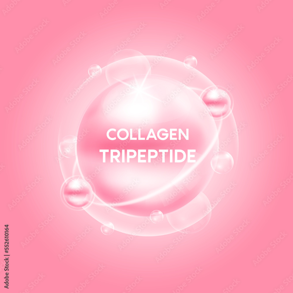 Collagen tripeptide pink and bubble oxygen serum chemical formula