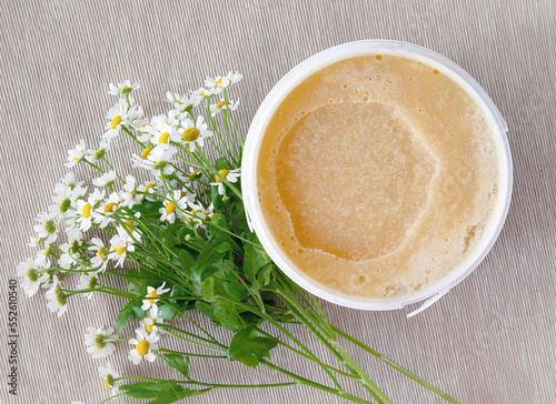 Honey and chamomile