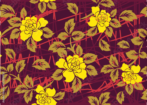 Batik Indonesian: is a technique of wax-resist dyeing applied to whole cloth, or cloth made using this technique originated from Indonesia.