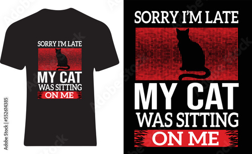 cat t shirt design template for cats lover 