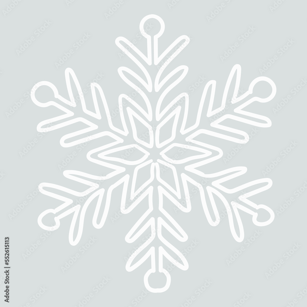 Snowflake. Snow. Winter picture. Cold colors Snowflake. Snow. Winter picture. Cold colors