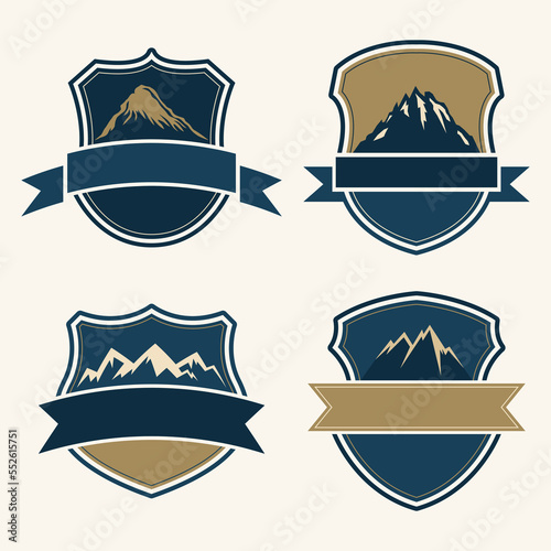 Adventure badge logo collection