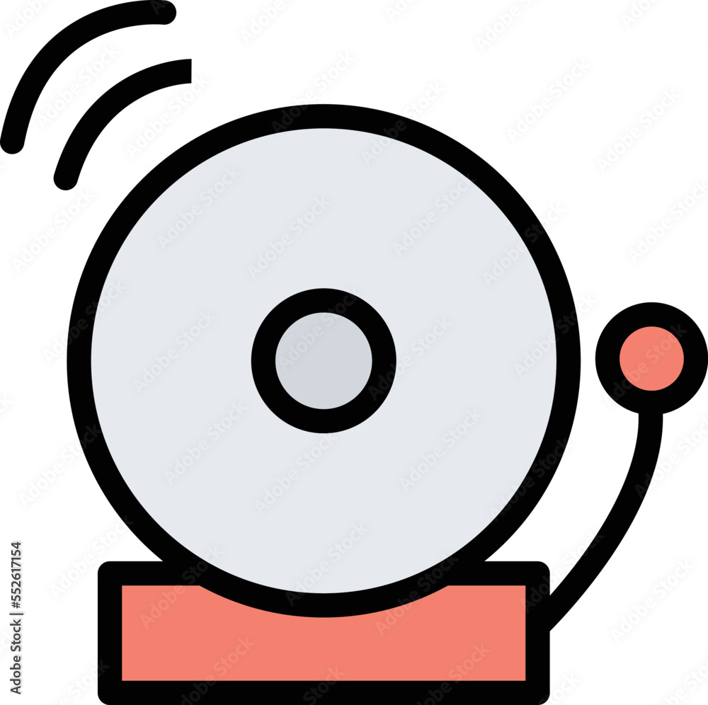 School Bell Vector Icon Design Illustration School Bell Vector Icon Design Illustration