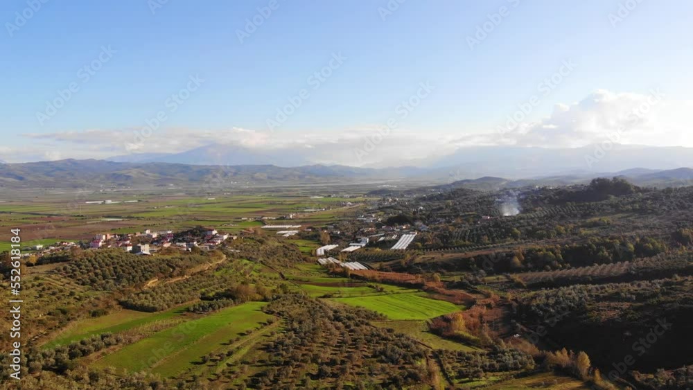Italy aerial Landscape, Tuscany aerial landscape. Flying over the tuscan countryside, with vineyards and olive field with traditional house. Florence on background. Aerial Florence countryside. Italy aerial Landscape, Tuscany aerial landscape. Flying over the tuscan countryside, with vineyards and olive field with traditional house. Florence on background. Aerial Florence countryside.