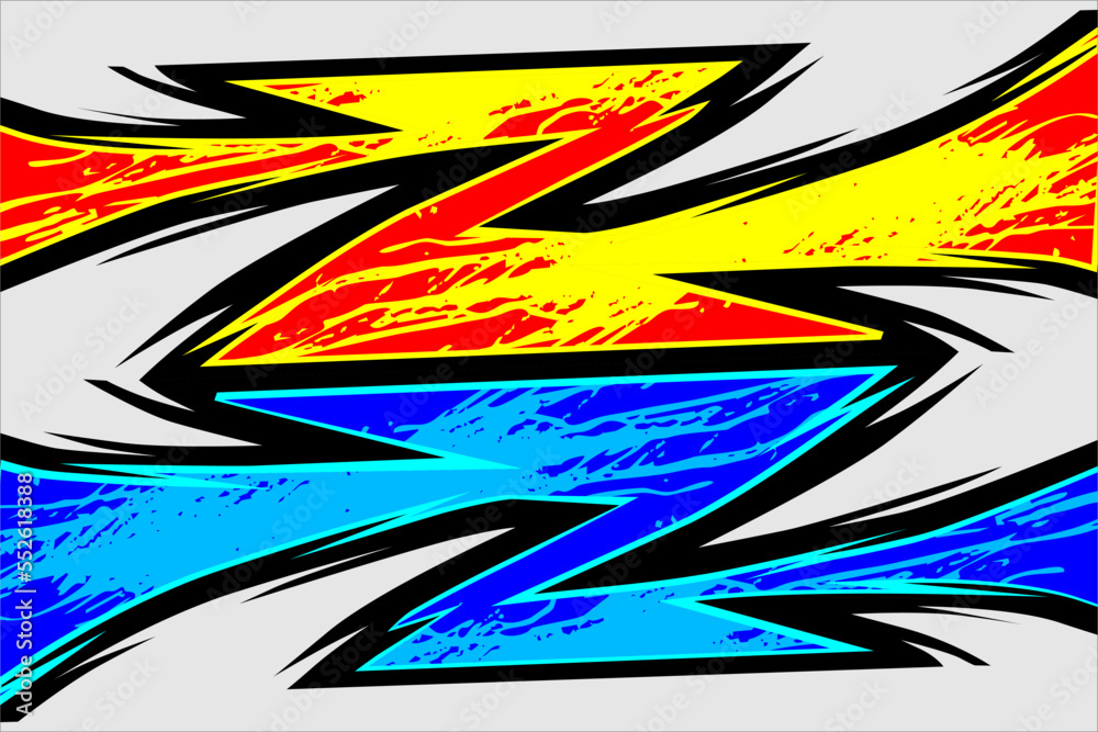 design vector background racing with a unique line pattern with a blend of red, yellow, blue, black design vector background racing with a unique line pattern with a blend of red, yellow, blue, black