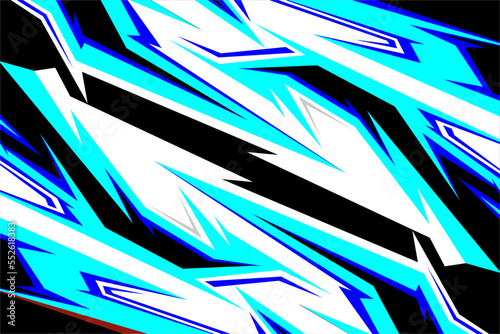 racing background vector design with a unique line pattern with a combination of tosca, blue, black and on a white background