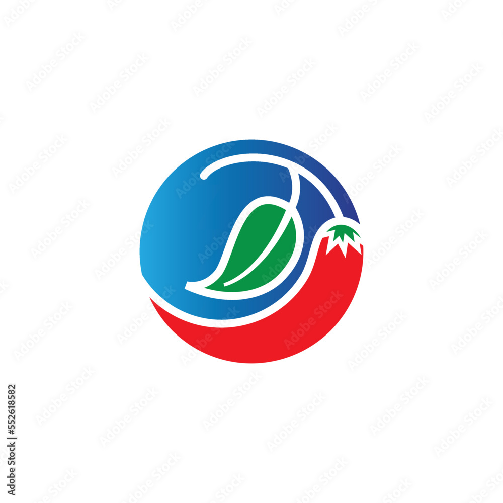 red chili logo vector illustration design red chili logo vector illustration design