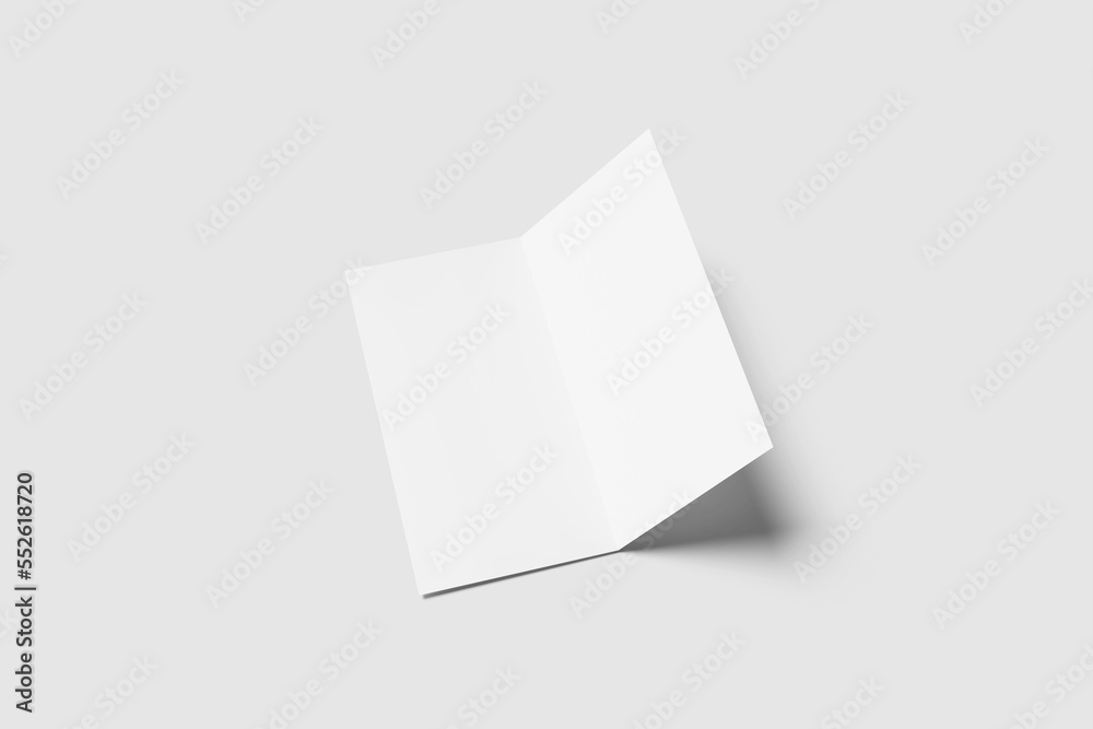 DL Bifold Brochure Blank Mockup DL Bifold Brochure Blank Mockup