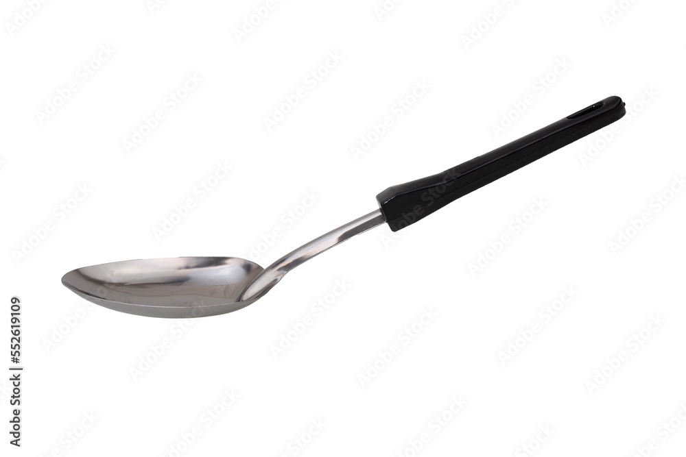Stainless steel ladle isolated on white background Stainless steel ladle isolated on white background