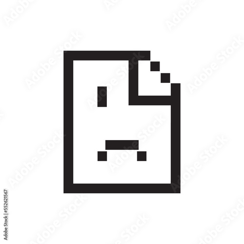 error 500 page icon vector symbol