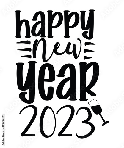Happy New Year SVG   SVG  PNG  PDF jpg png Happy New Year svg  New Years Eve svg  New Year svg  dxf  png  Shirt Design  Print  Cut File  Cricut  Silhouette  Download Happy New Year 2023 Svg Hello 2023