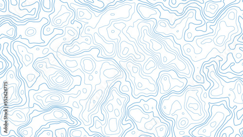 Abstract topography vector background. Line topography map design. The concept of conditional geographical pattern and topography. 