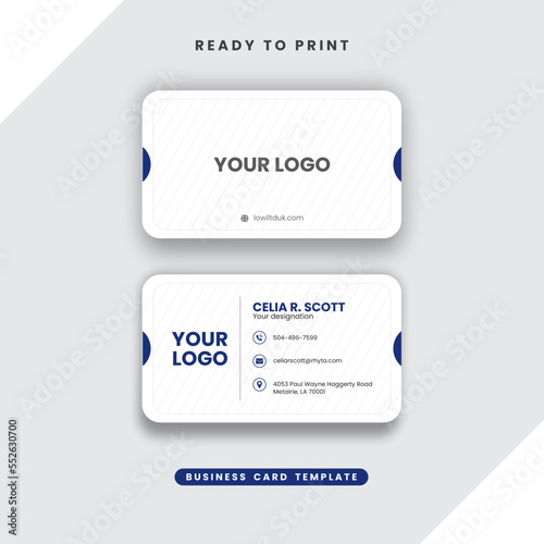 Wallpaper Mural white Corporate Business Visiting Card Torontodigital.ca