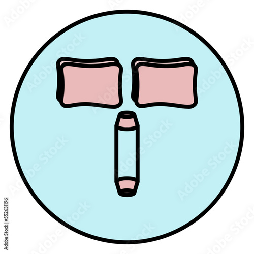 pillows and bolsters icon