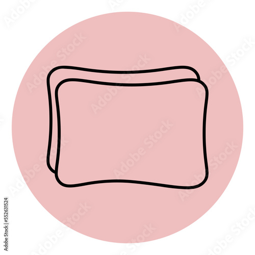 pillows and bolsters icon