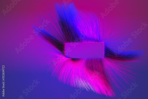 Neon abstraction with lines...
