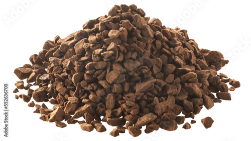 Εκτύπωση καμβά Pile of granulated freeze-dried instant coffee, isolated png
