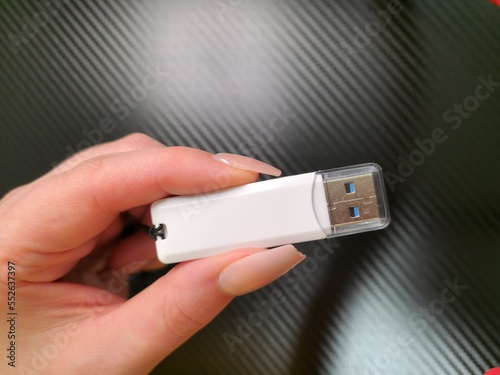 Flash drive - adapter for micro SD. USB adapter for micro SD