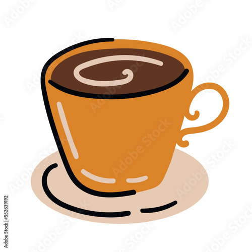 coffee cup in dish