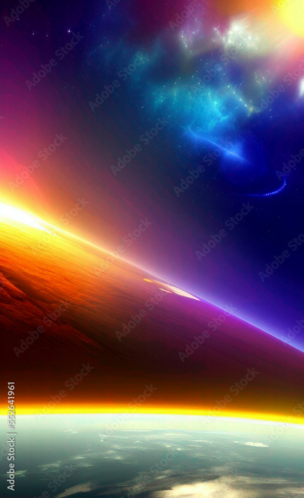 space abstract background