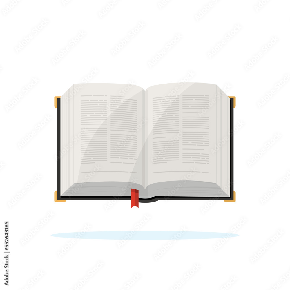 Obraz premium Holy open bible book and text. The word of God concept