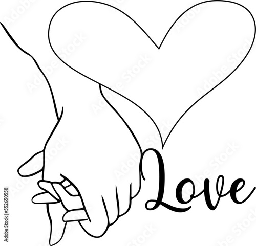 Love logo illustration design