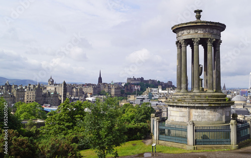 Dugald Stewart Monument Calton Hill Edinburgh photo