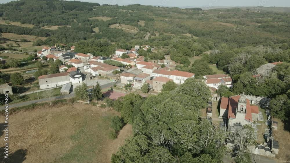 Aldea gallega desde el aire, Ríos Ourense Aldea gallega desde el aire, Ríos Ourense