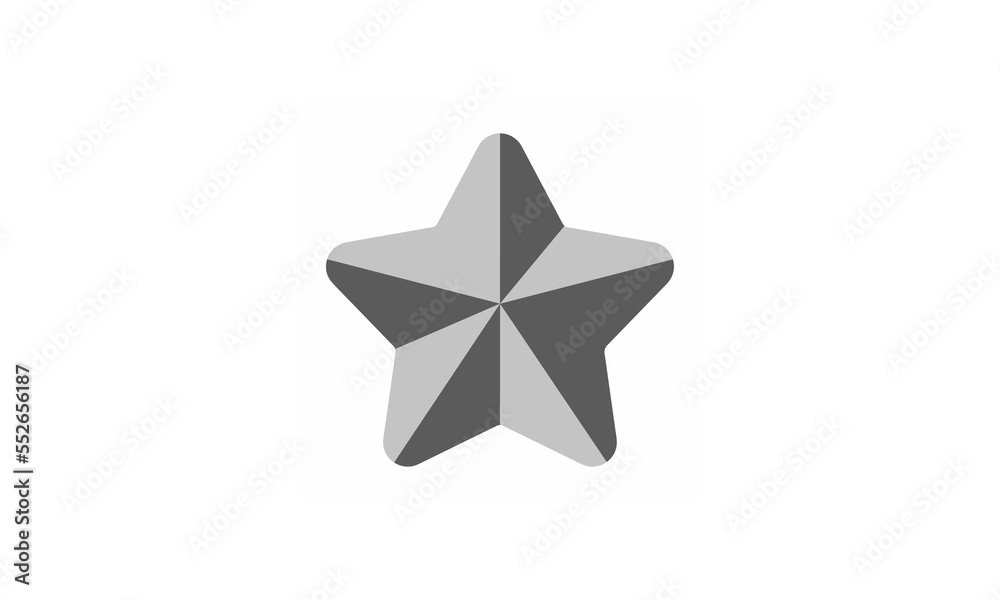 christmas star icon vector illustration Black and white and decorative elements. Christmas holiday 