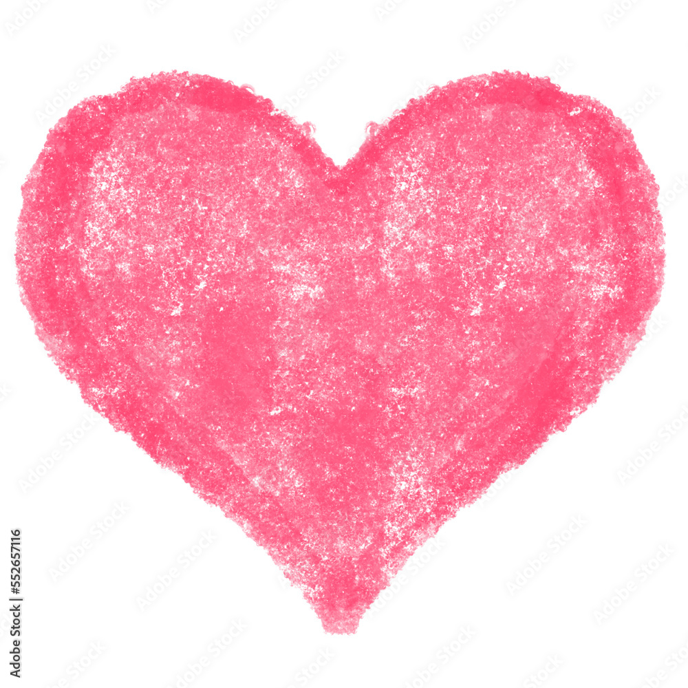 Pink heart shape. Romantic love valentines day