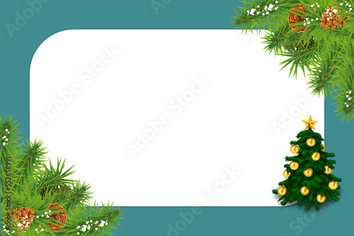 Merry Christmas card template. Christmas card template