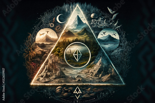 Sigils and Magic Landscape Art