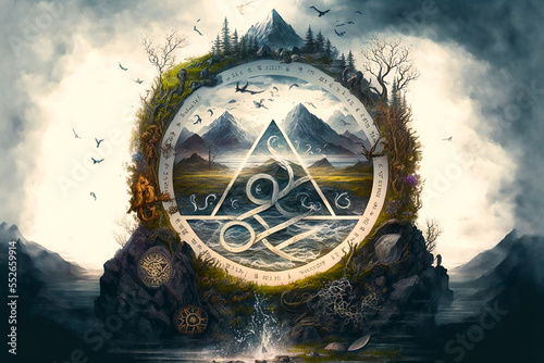 Sigils and Magic Landscape Art
