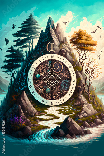 Sigils and Magic Landscape Art