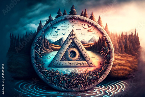 Sigils and Magic Landscape Art