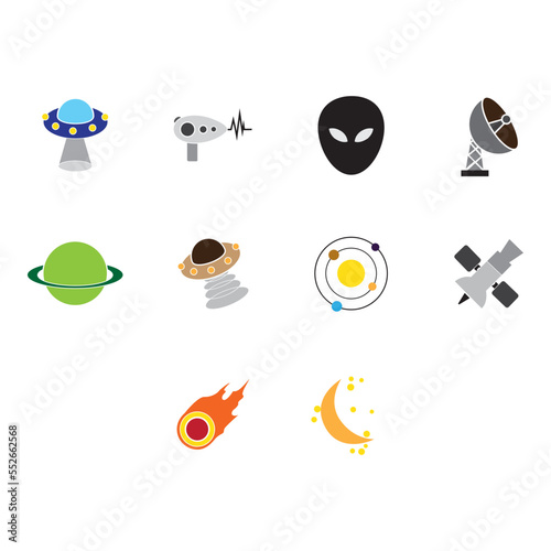 ufo icon set