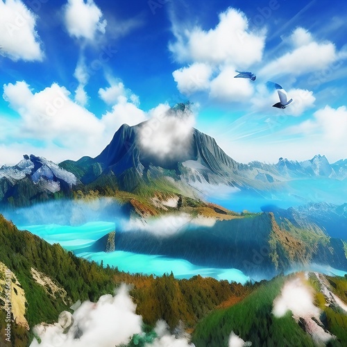 Breath Taking View That Inspires Wanderlust k Realistic Highly Detailed