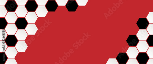 Football with the flag of Morocco on green soccer grass field. Vector background banner. Sport finale or school, sports game cup. Summer, spring time, Street ball games. wk, ek competition 2022, 2023