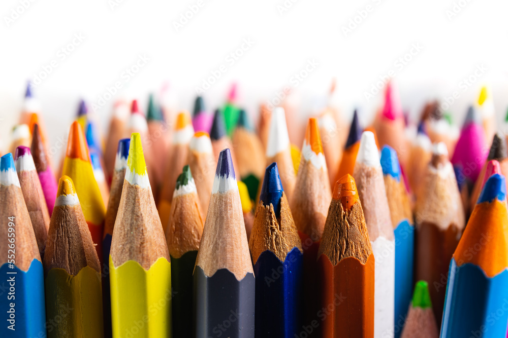 Different colored pencils close up. Diversity concept. Different colored pencils close up. Diversity concept.