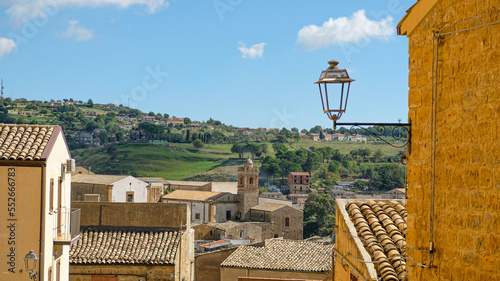 Bucolic view of Piazza Armerina, a town located at the centre of Sicily, in the province of Enna.