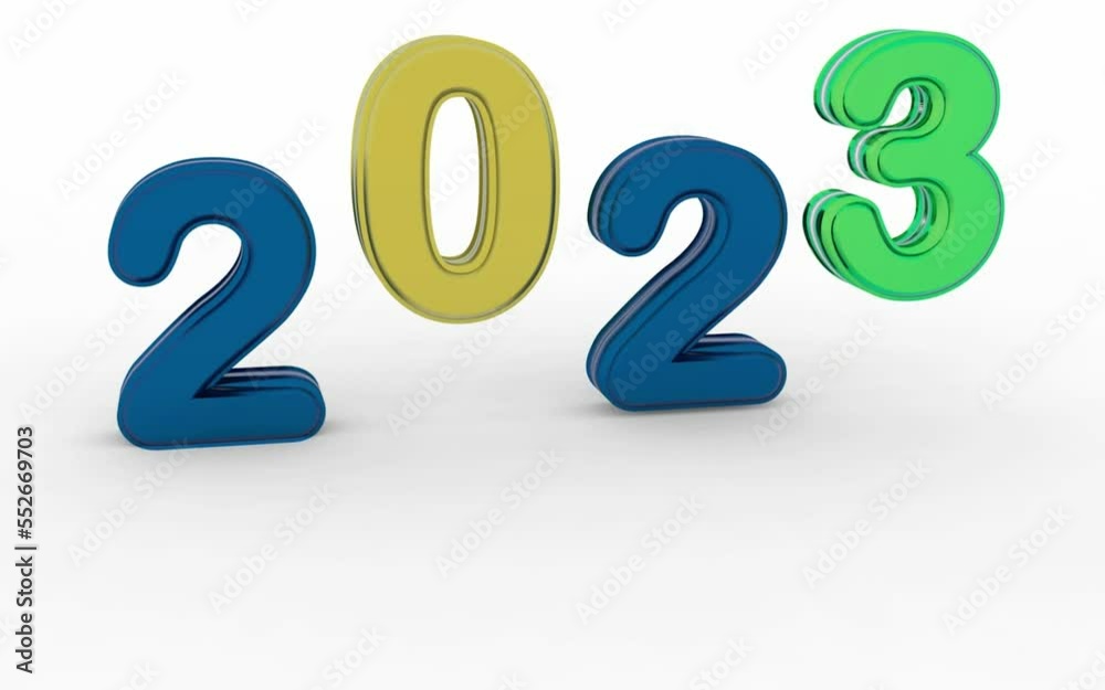 3d animation, New Year, 2023, happy new year celebration, numbers, an animated new year, 2022, 2023 3d animation, New Year, 2023, happy new year celebration, numbers, an animated new year, 2022, 2023