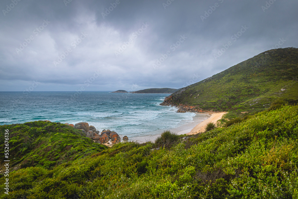 Seascape view of Wilson's Promontory National Park in Victoria, Australia