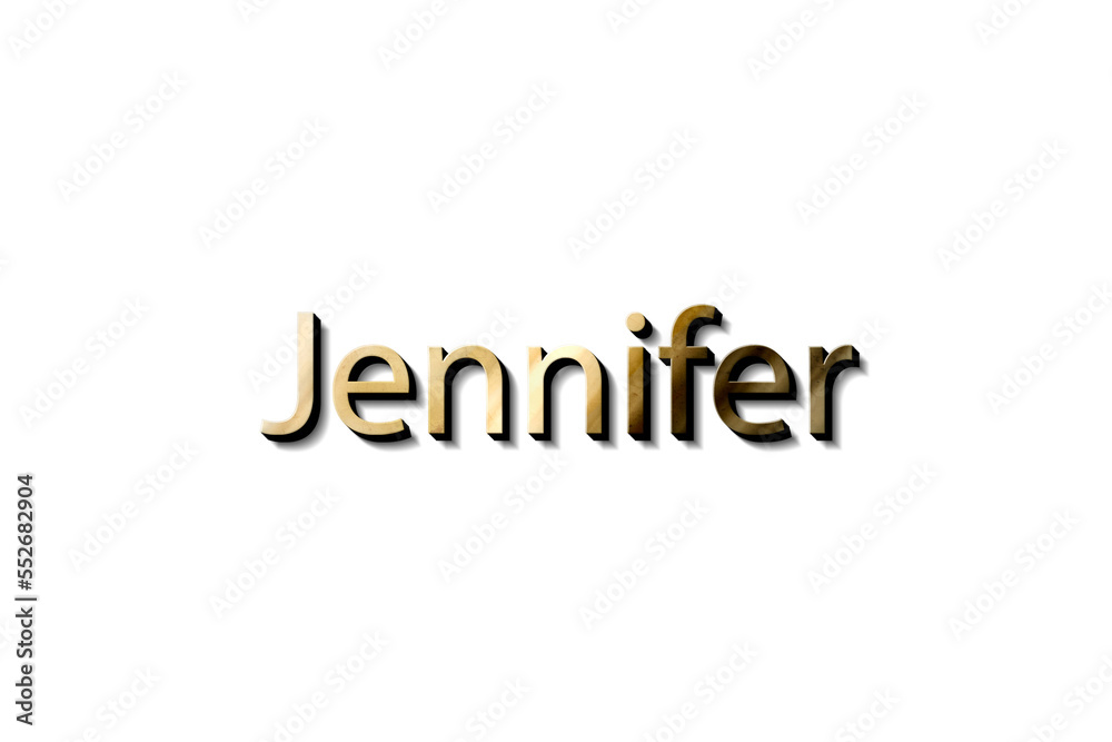 JENNIFER NAME MOCKUP JENNIFER NAME MOCKUP