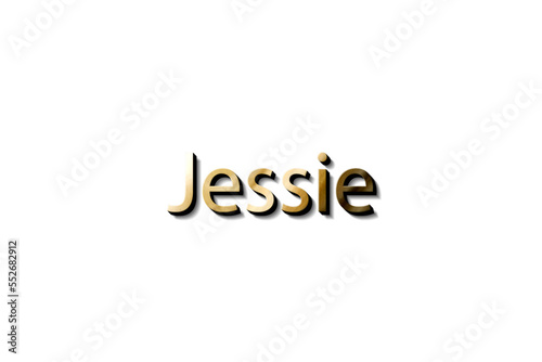 Quadro su tela JESSIE NAME 3D