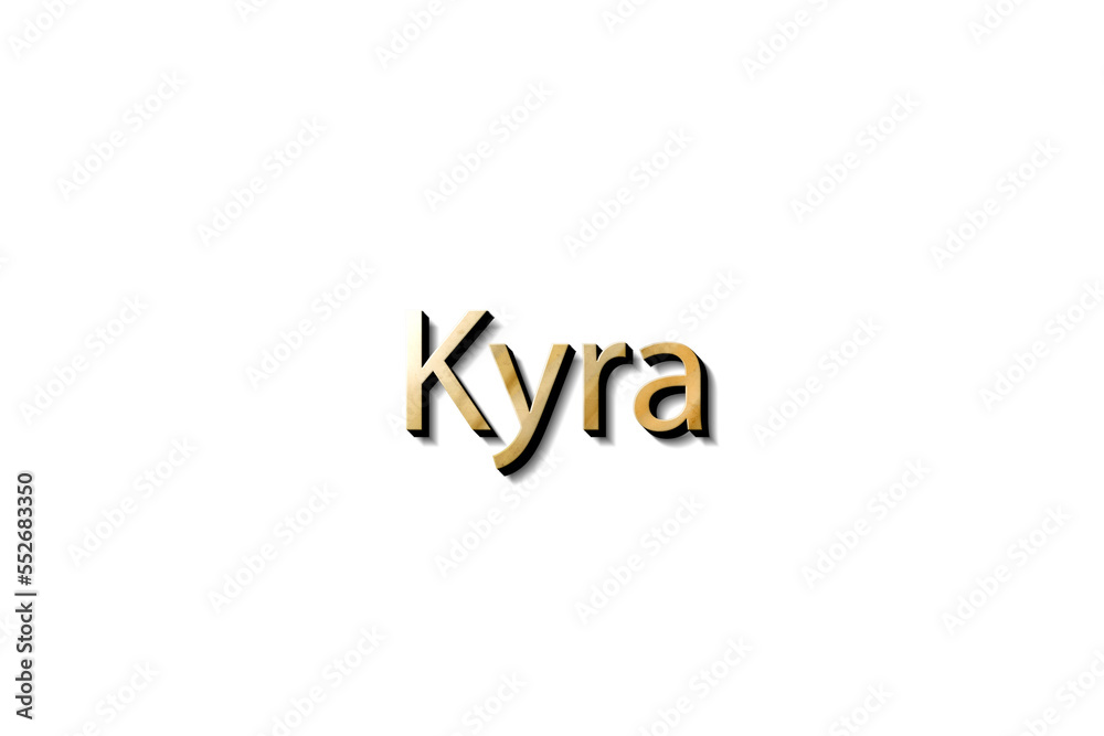 KYRA NAME 3D KYRA NAME 3D