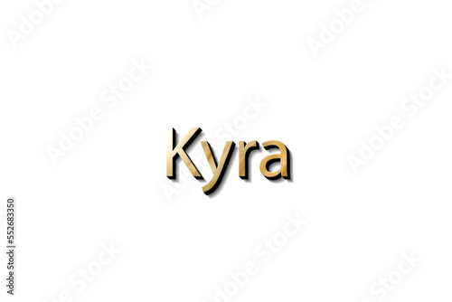 KYRA NAME 3D
