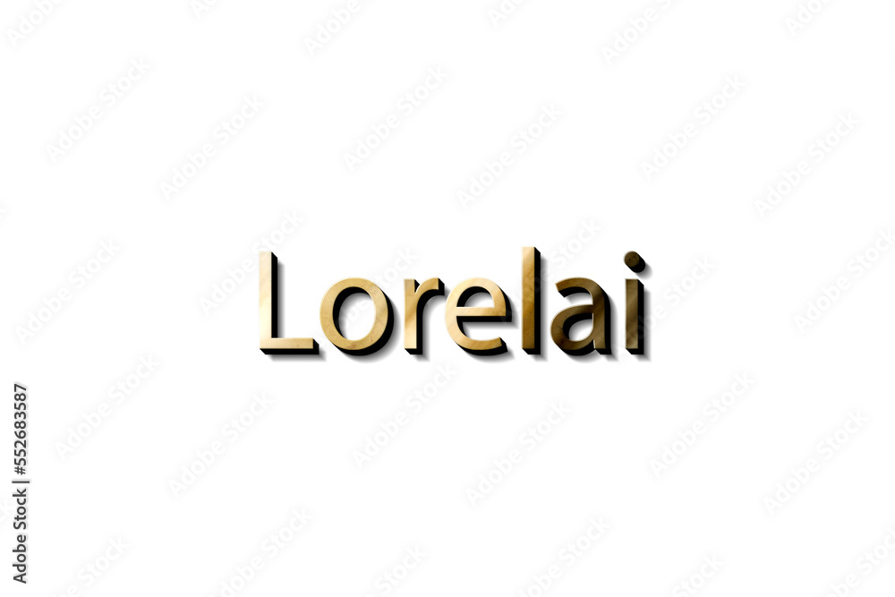 LORELAI NAME MOCKUP LORELAI NAME MOCKUP
