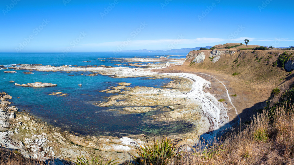 Kaikoura beach, East Coast of South Island, New Zealand Kaikoura beach, East Coast of South Island, New Zealand
