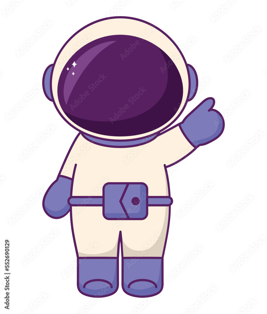 colored astronaut design colored astronaut design