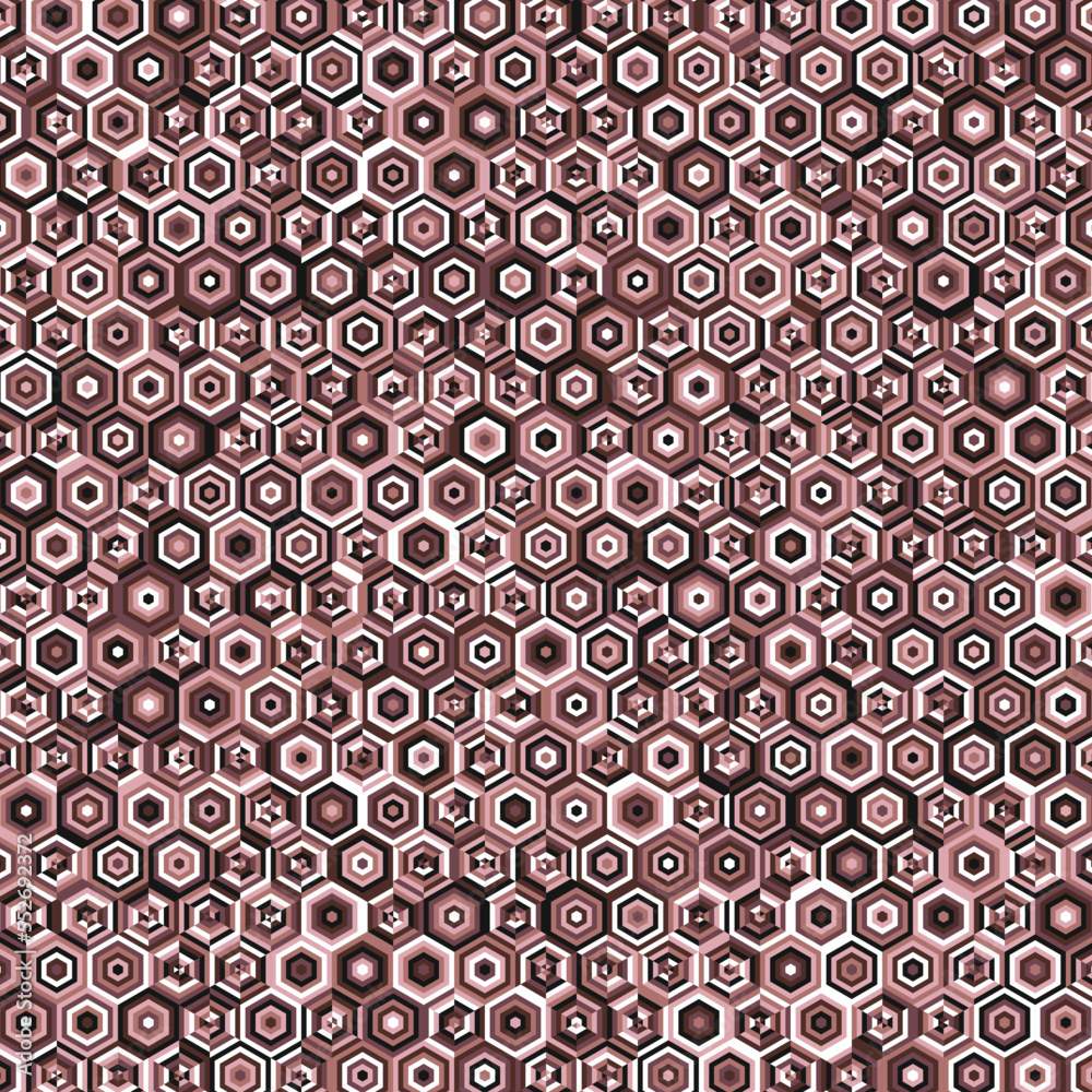 Hexagonal Maze pattern abstract illustration Hexagonal Maze pattern abstract illustration